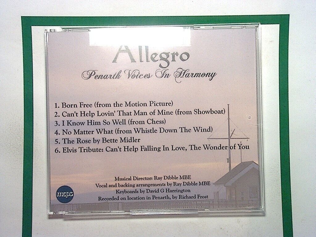 Penarth Voices In harmony	Allegro CD Mint