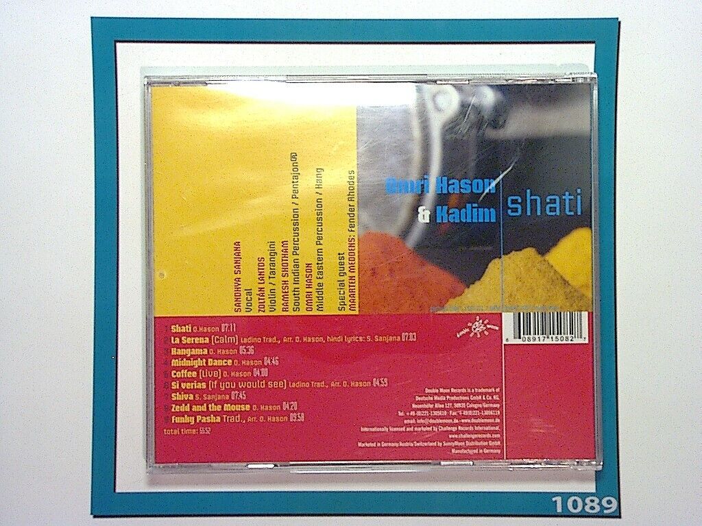 Omri Hason & Kadim	Shati CD Mint (Gift Option)*