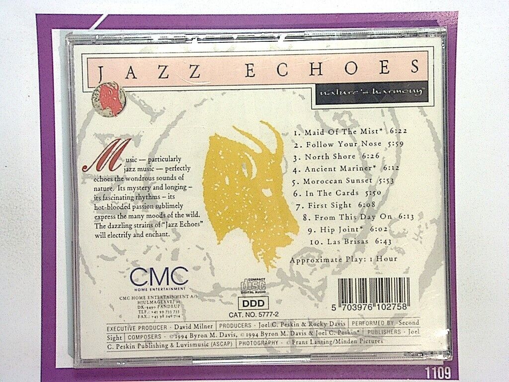 Nature's Harmony CD JAZZ ECHOES  New & Fact Sealed