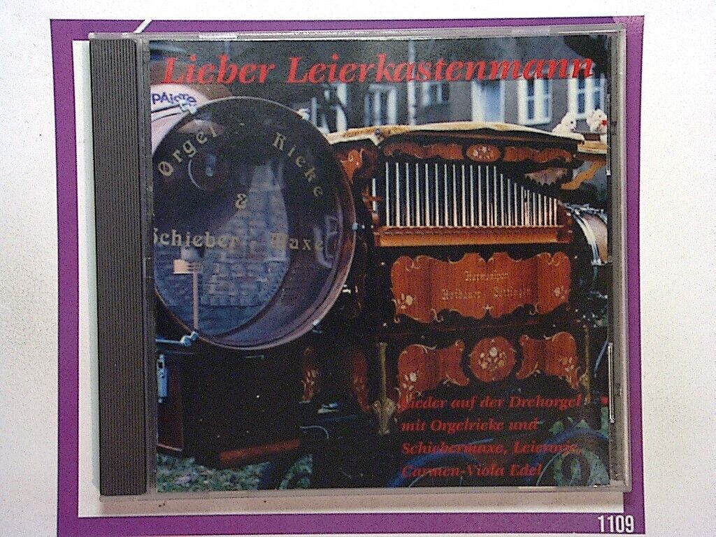 Orgelrieke und Schiebermaxe	Lieber Leierkastenmann 1 CD Mint
