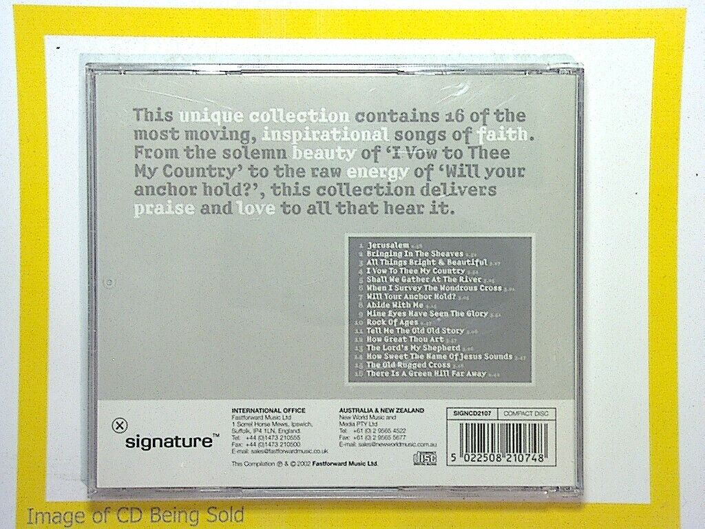 Various Artists	Festival of Faith - Timeless Songs of Praise CD Mint