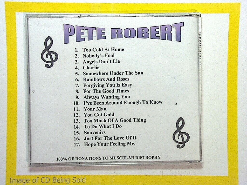 Pete Robert	Rainbows & Roses CD Mint