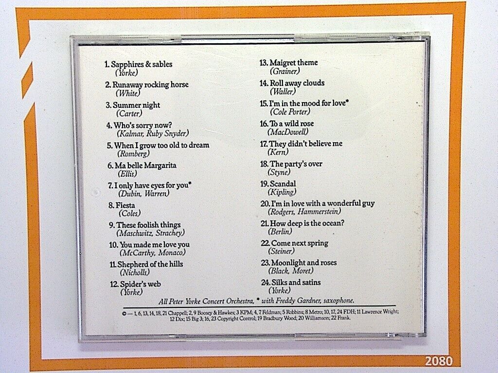 Peter Yorke	Evergreen Melodies Cd Mint