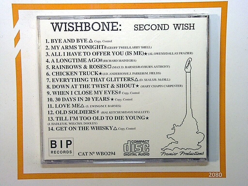 Wishbone	Second Wish CD Mint