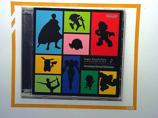Super Smash Brothers	Premium Sound Selecton For Nintendo 3Ds & Wii U 2Cd mint