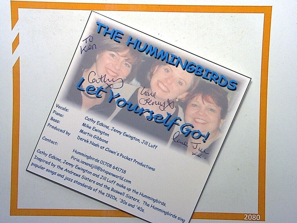 The Hummingbirds Let Yourself Go! CD Mint Signed