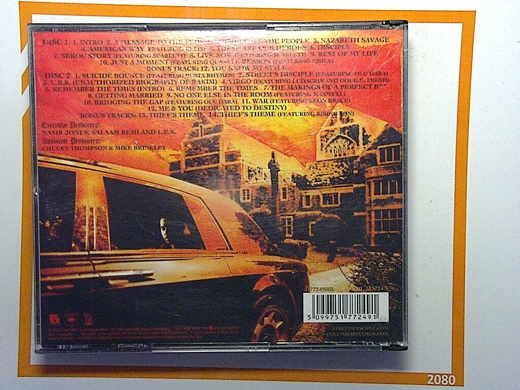 Nas	Street's Disciple 2CD Mint