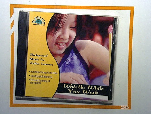 THE BRAIN STORE Whistle While You Work: Stay Focused CD Mint