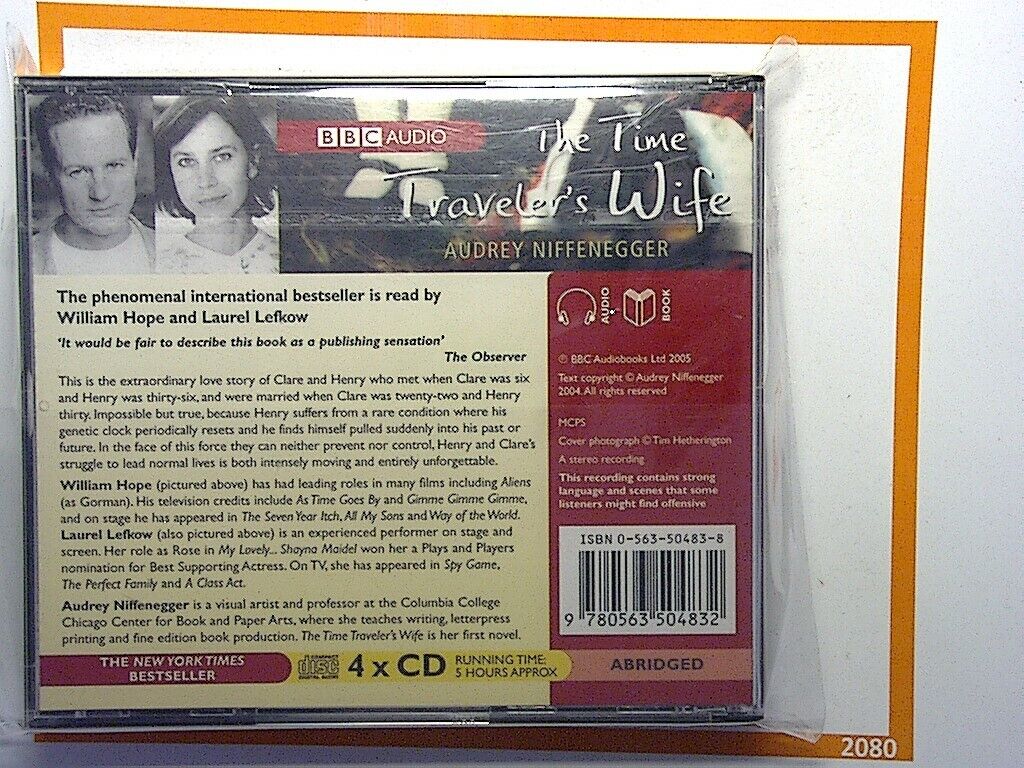 The Time Traveler's Wife by Audrey Niffenegger (Audio 4CD) Mint