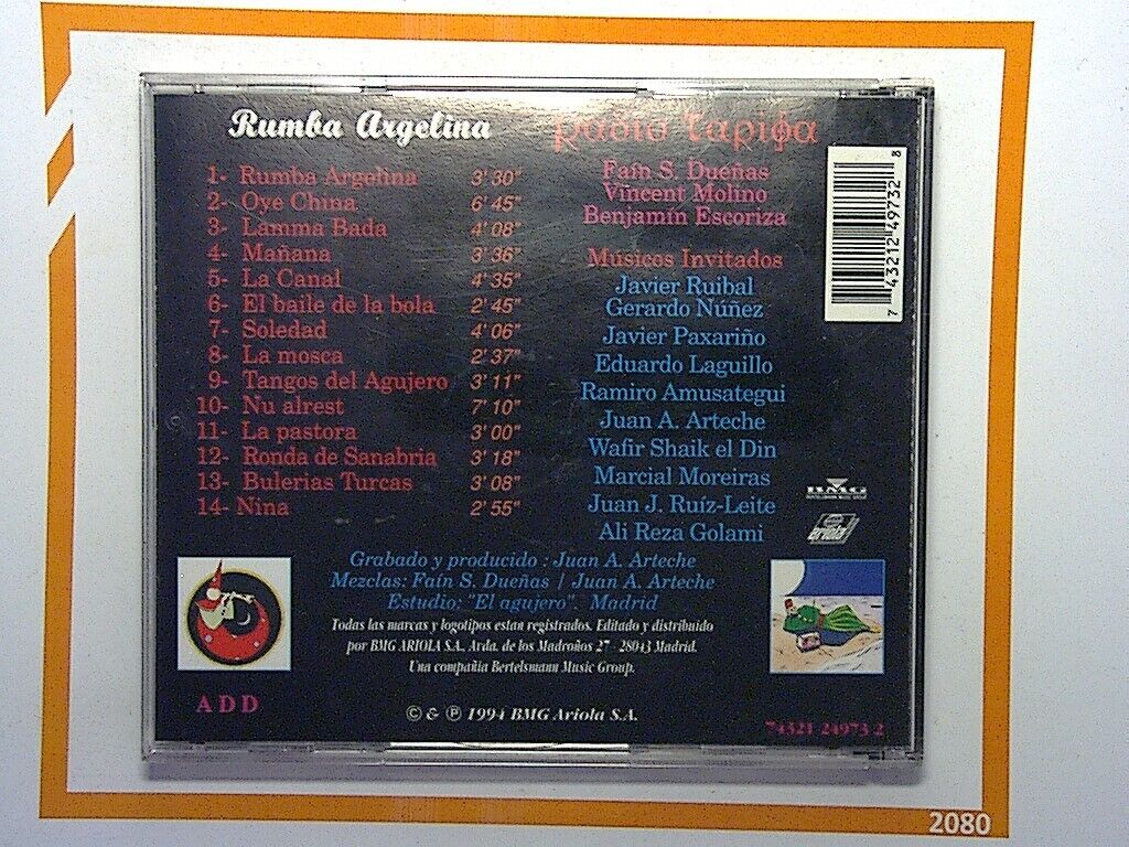 Radio Tarifa	Rumba Argelina CD Mint