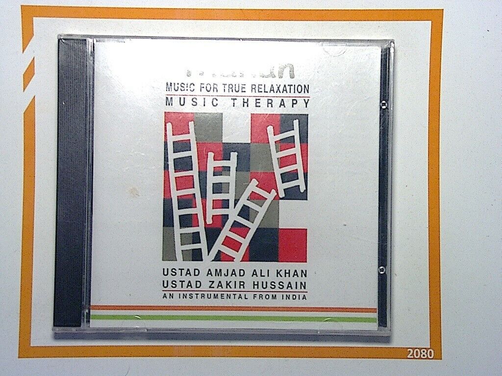 Thakan True Relaxation Music Therapy	Amjad Ali Khan Zakir Hussain CD NEW