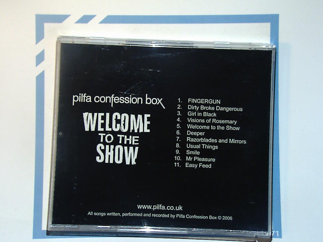 Pilfa Confession Box	Welcome To The Show CD Mint