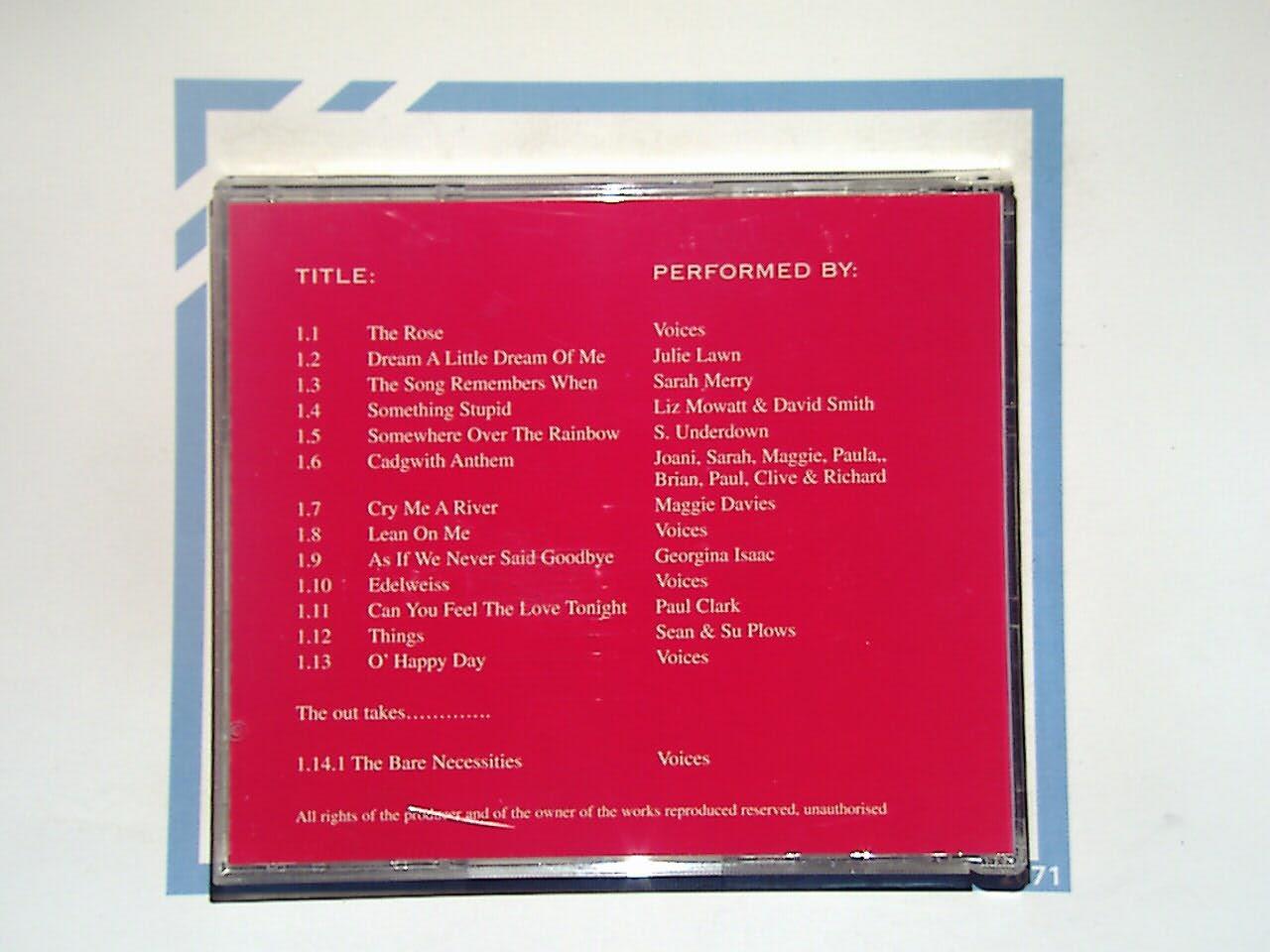 With Best wishes from "Voices" CD Mint