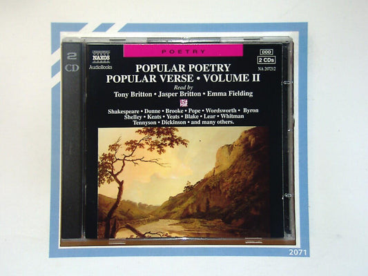 Popular Poetry - Popular Verse Volume II Audio CD Mint