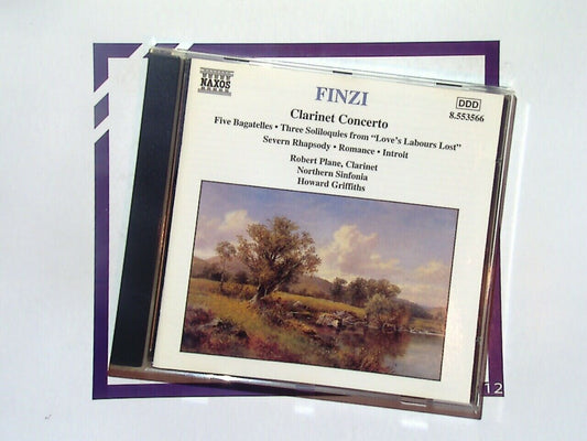 Robert Plane, Northern Sinfonia	Finzi - Clarinet Concerto CD Mint