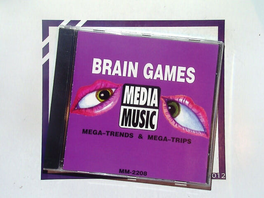 Media Music MM-2208	Brain Games  Production Music CD Mint