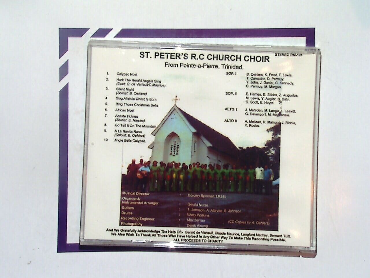 St Peter's RC Church Choir	Calypso Noel CD Nr Mint