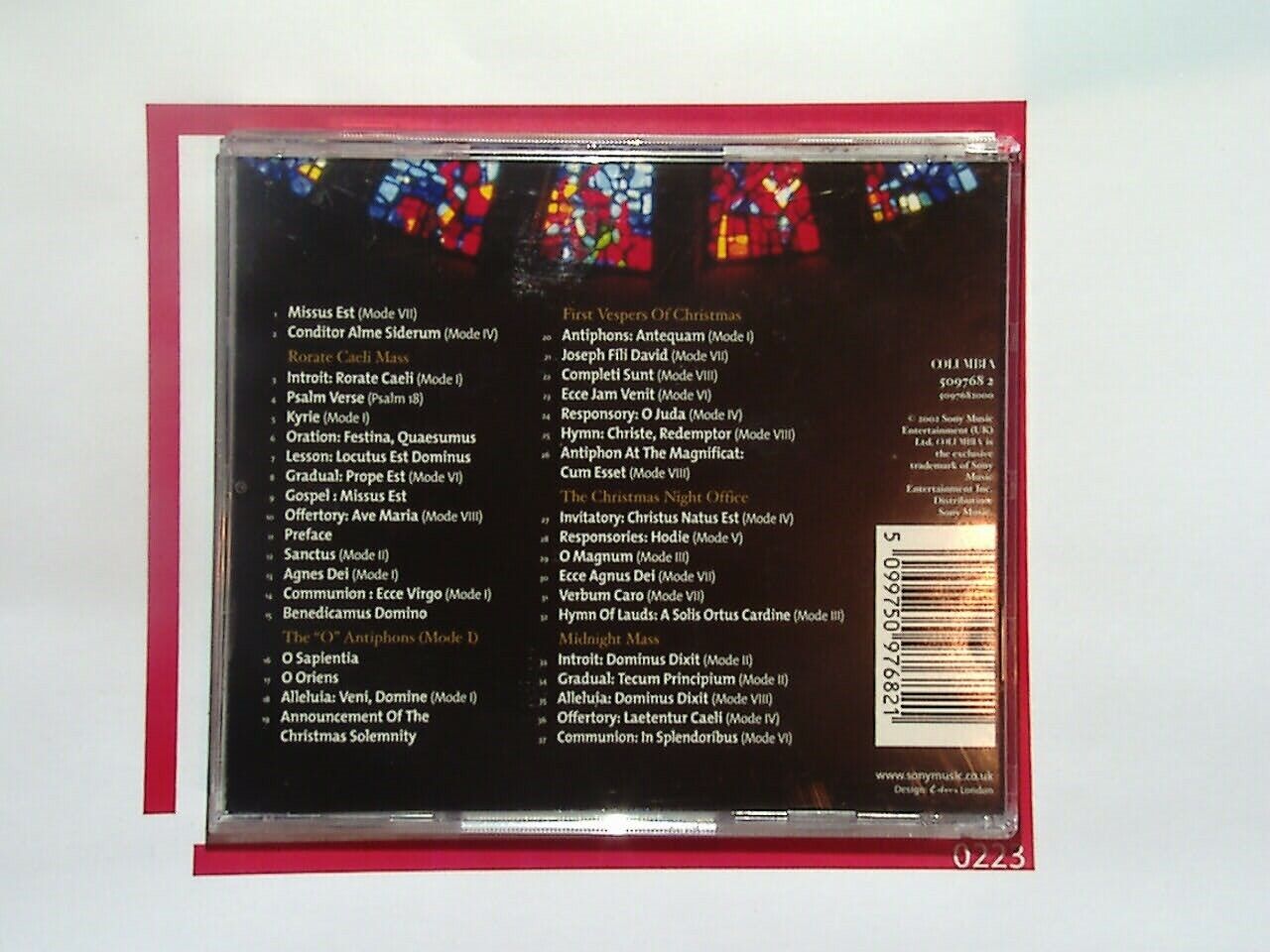 The Trappist Monks of The Abbey of Gethsemani	A Child Is Born - A Chant CD VGC