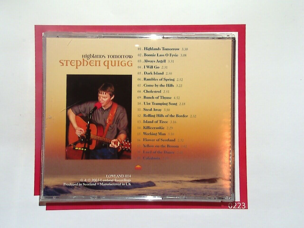 Stephen Quigg - Highlands Tomorrow CD Mint