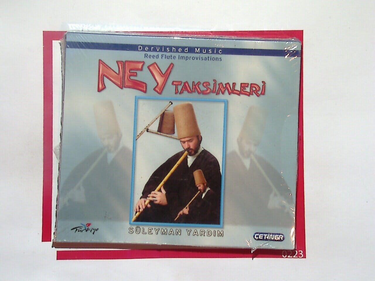 Ney Taksimleri 	Reed Flute Improvisations Suleyman Yardim CD New & Sealed