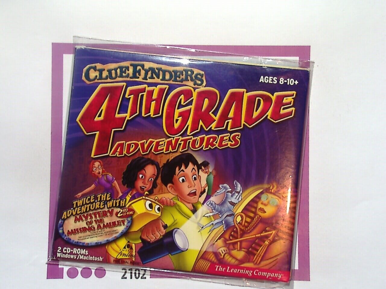 The Learning Company Cluefinders	4th Grade Adventures 2CD-Rom Nr Mint