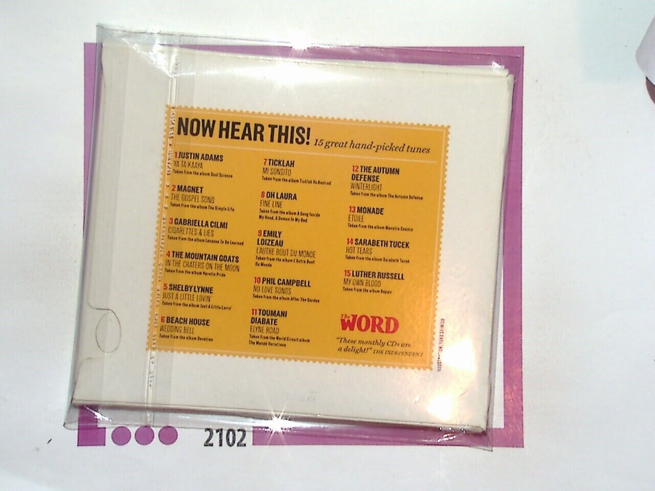 WORD Now Hear This	March 2008 CD Mint