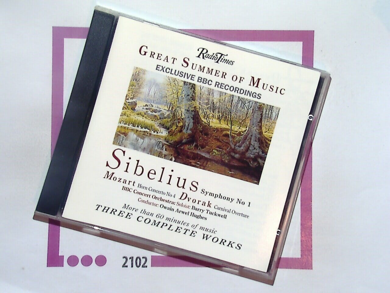 Radio Times 	Great Summer of Music Sibelius CD Nr Mint
