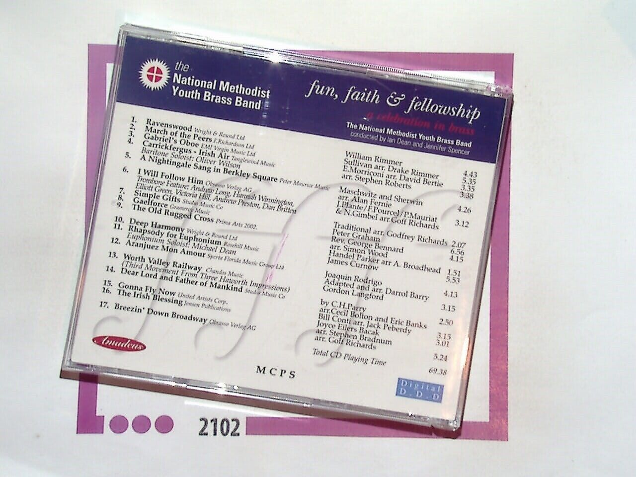 The National Methodist Youth Brass Band	Fun, Faith & Fellowship, Brass CD	Mint