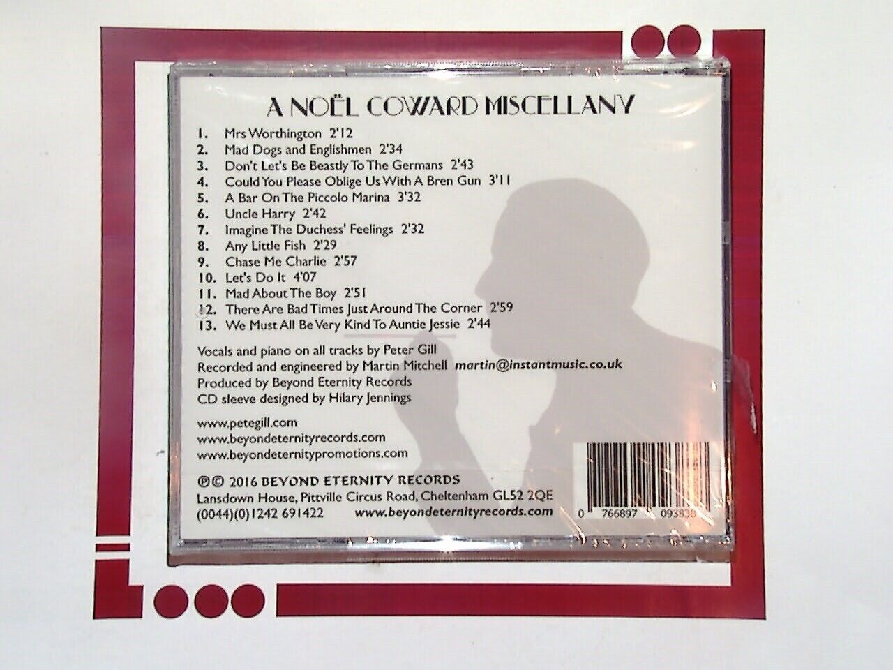 Peter Gill Presents A Noel Coward Miscellany CD New & Sealed