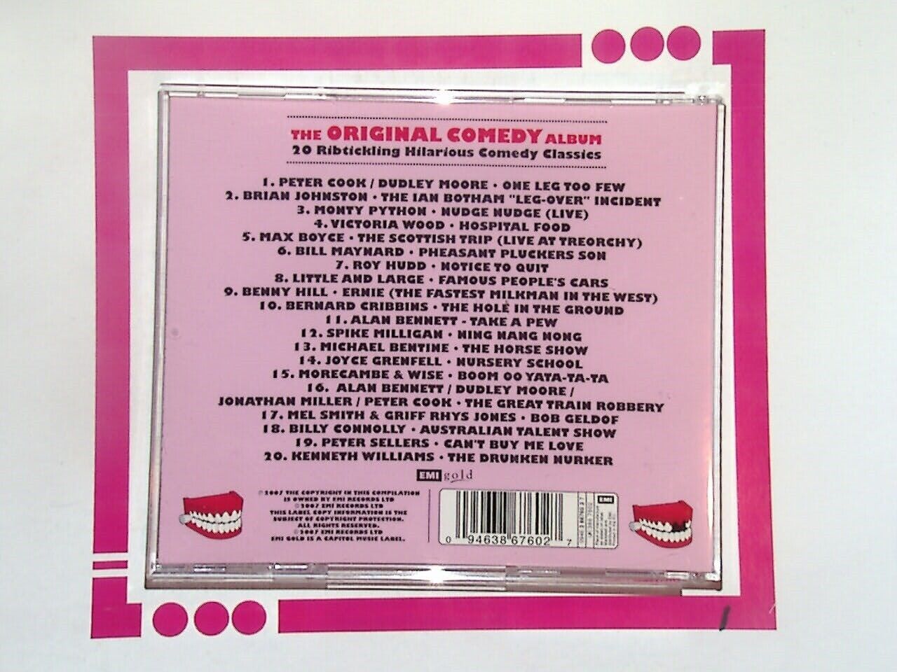 The Original Comedy Album: 20 Ribtickling Hilarious Comedy Classics CD Mint