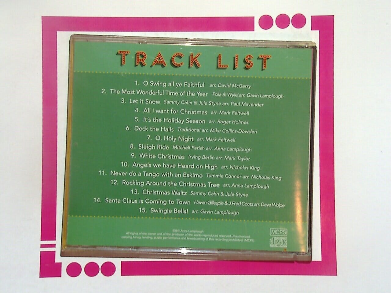 The anna Lamplough Big Band	O Swing All Ye Faithful CD VGC