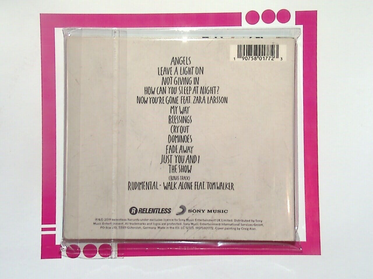 Tom Walker	What A Time To Be Alive CD Nr Mint