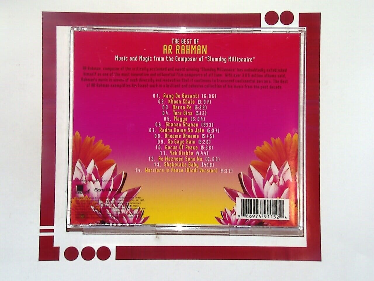 The Best of A.R. Rahman - Music And Magic CD VGC