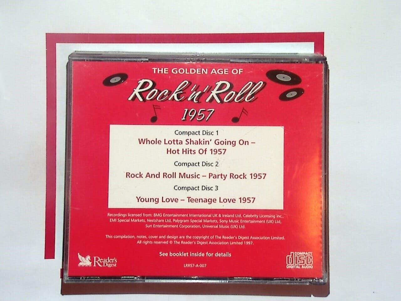 Reader's Digest 	The Golden Age of Rock 'n' Roll 1957 3CD Mint