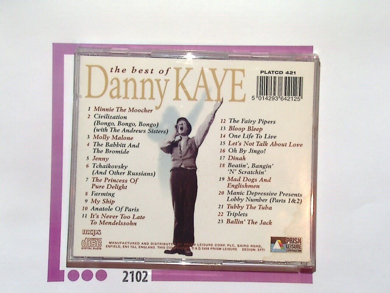 The Best Of	Danny Kaye CD Mint