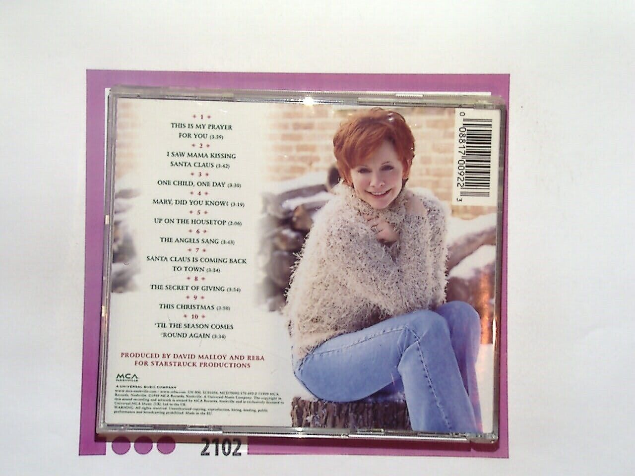 Reba McEntire	The Secret of Giving - A Christmas Collection CD  Mint