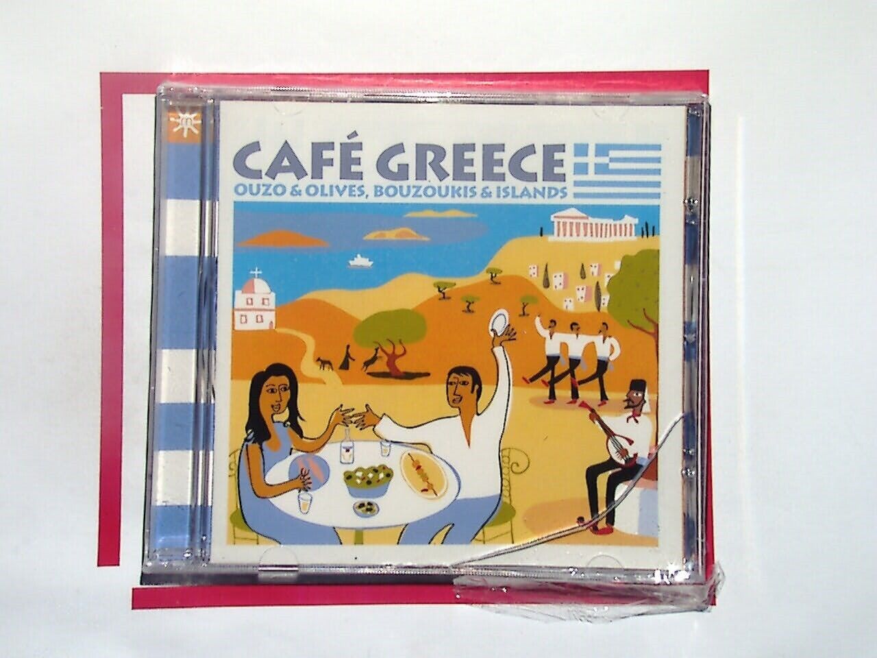 Various	Cafe Greece: Ouzo & Olives Bouzoukis & Island CD New & Sealed