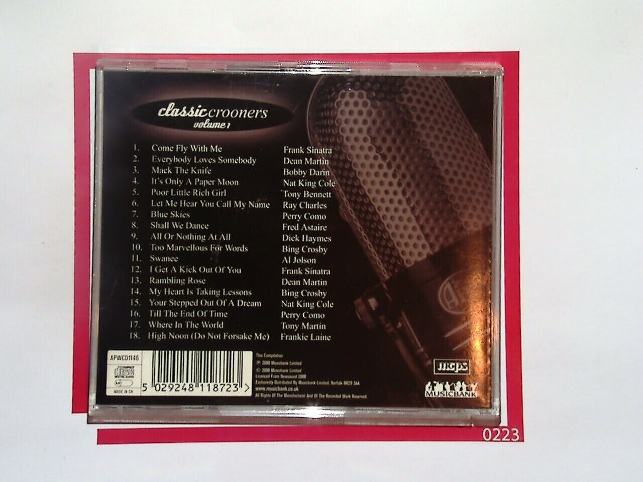 Various Artists - Classic Crooners Vol. 1 CD Mint