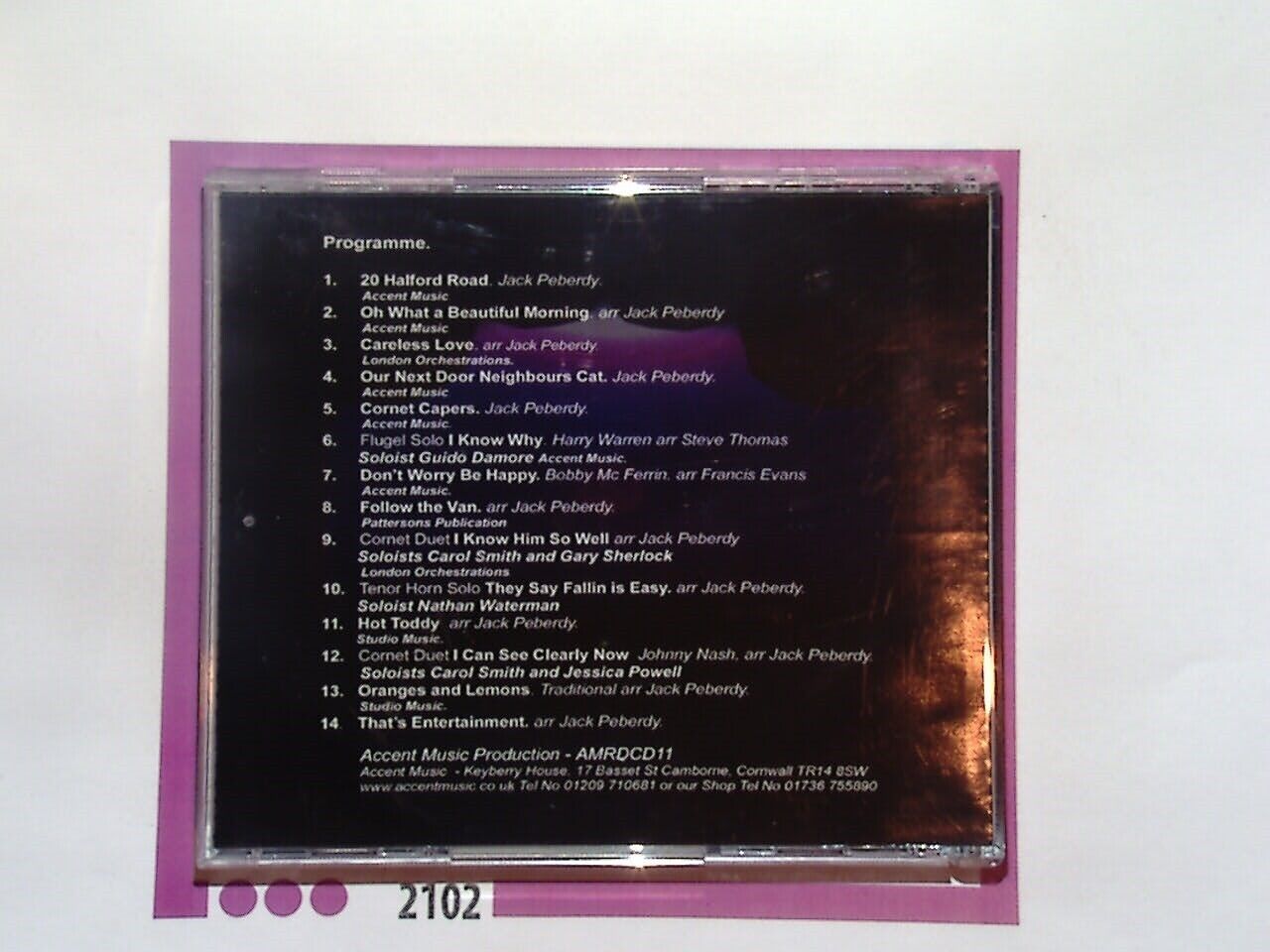 The Kibworth Band	"Accent on" Jack Peberdy CD Mint