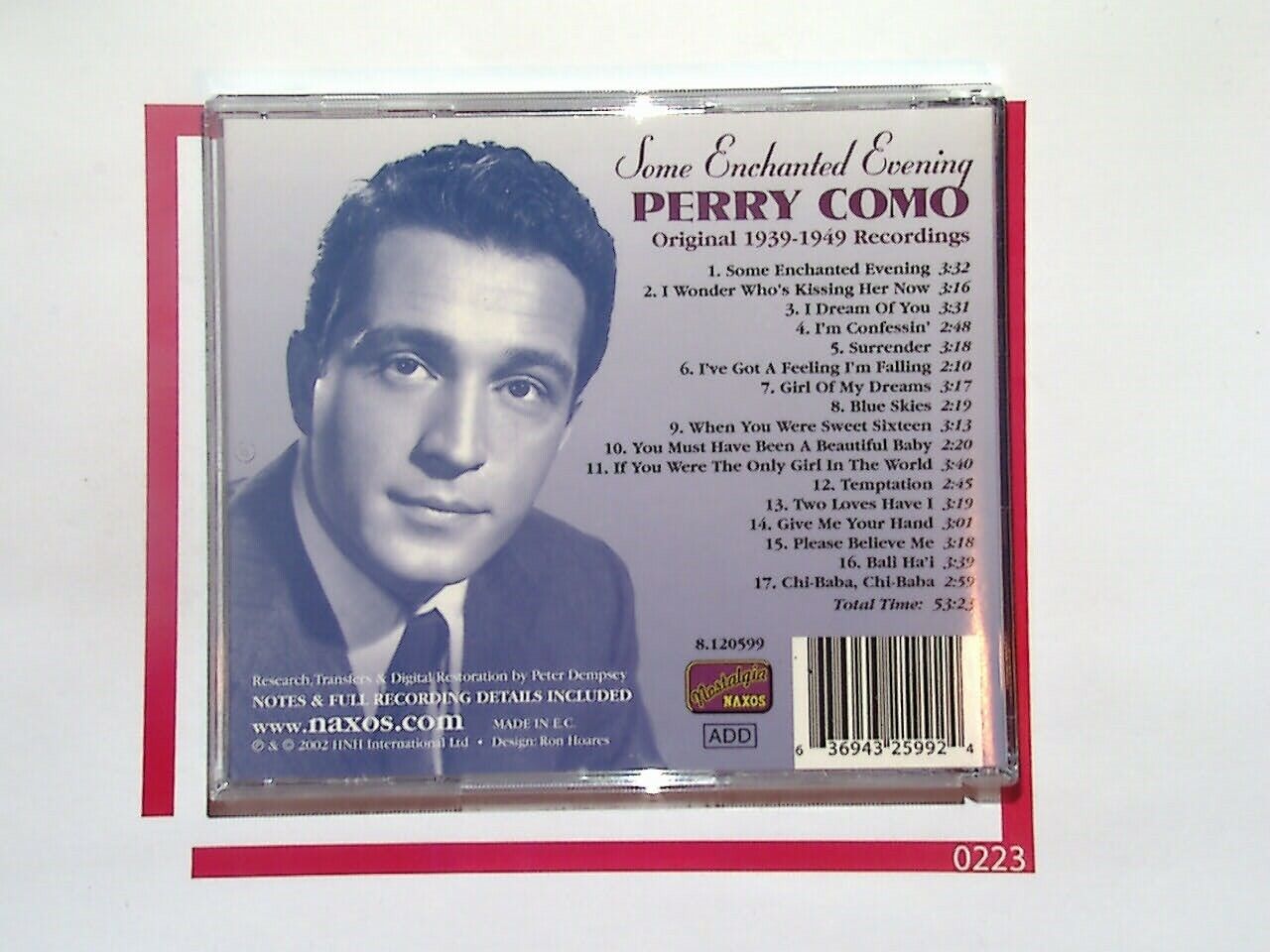 Perry Como	Some Enchanted Evening: Original 1939-1949 Recordings CD Mint