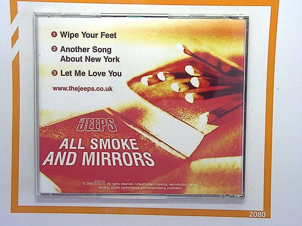 The Jeeps 	All Smoke And Mirrors EP Cd Mint Signed