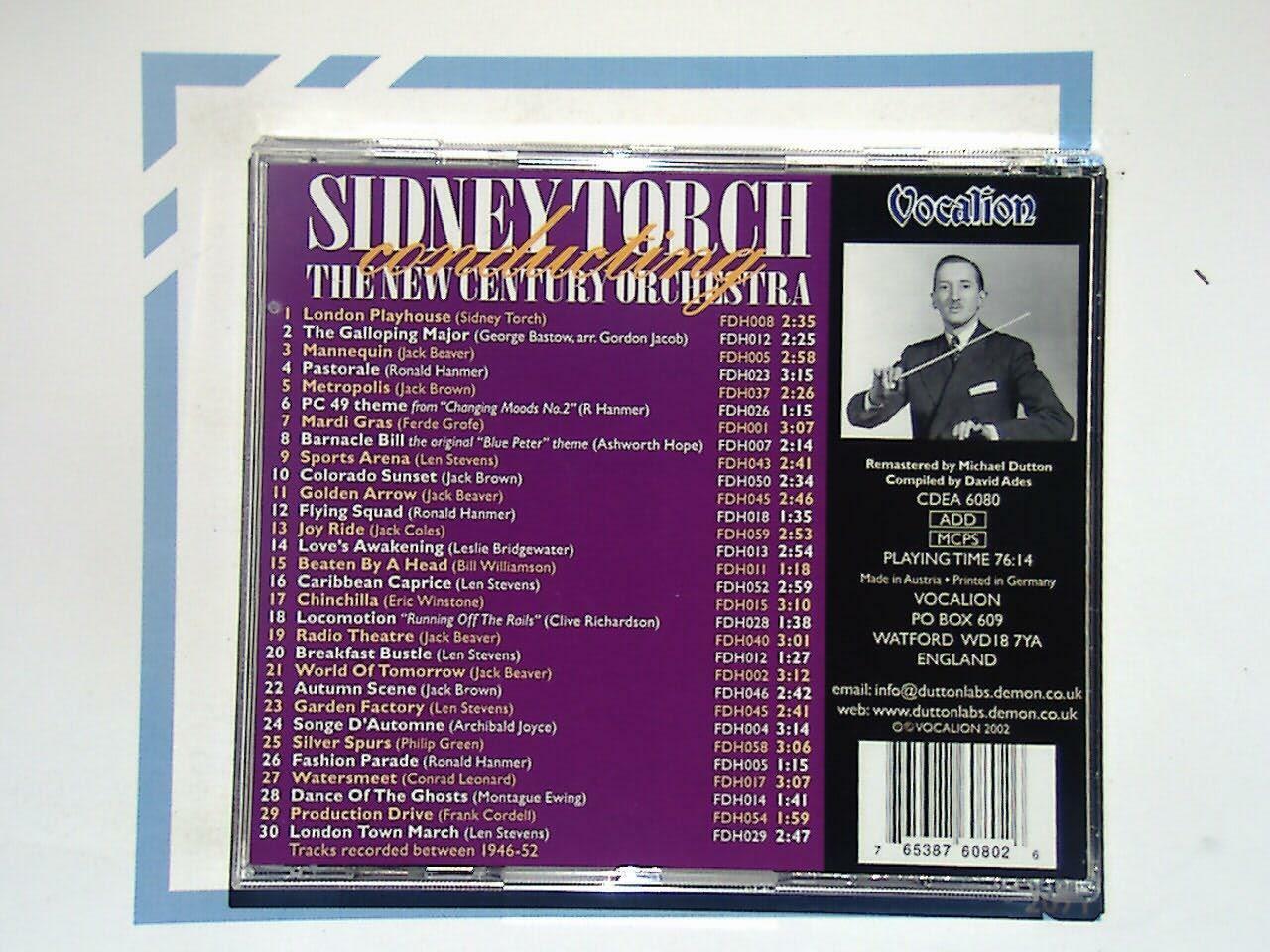 Sidney Torch Conducting New Century Orch	Early Francis, Hunter Recording CD Mint