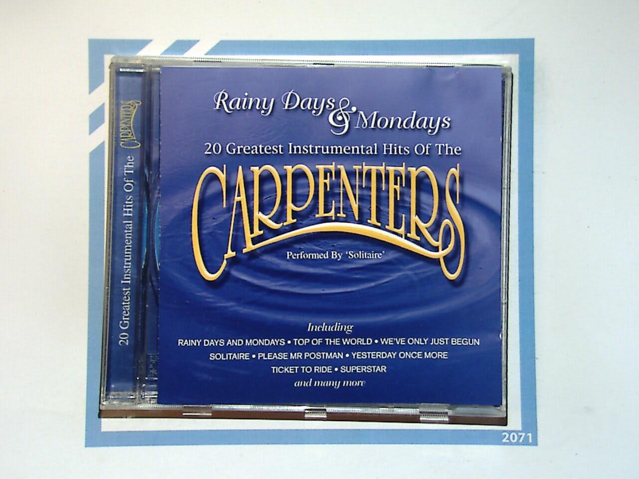 Solitaire	Rainy Days & Mondays 20 Instrumental Hits of the Carpenters CD Nr Mint