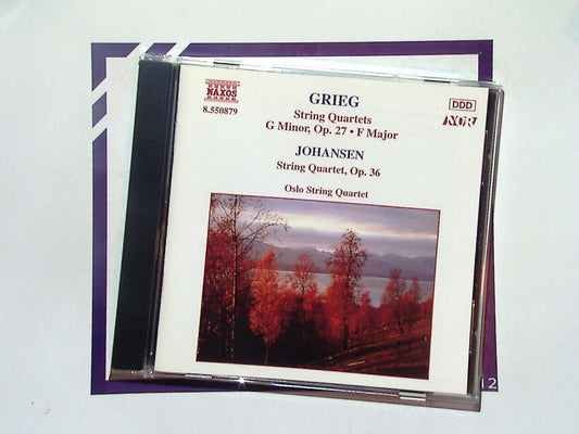 Oslo String Quartet, David Monrad Johansen	Grieg / Johansen CD Nr Mint