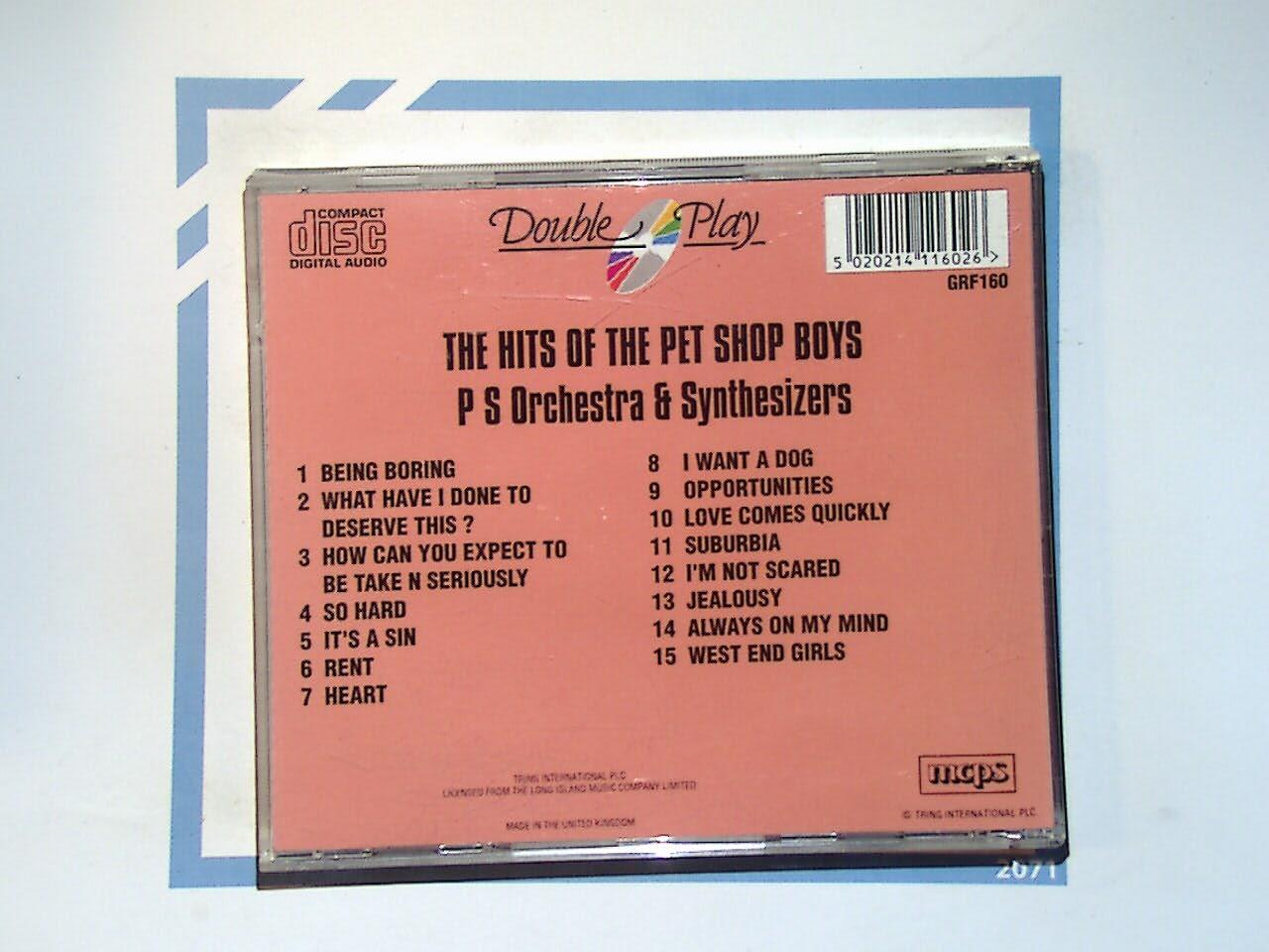 P S Orchestra & Synthesizers	The Hits of the Pet Shop Boys CD Mint