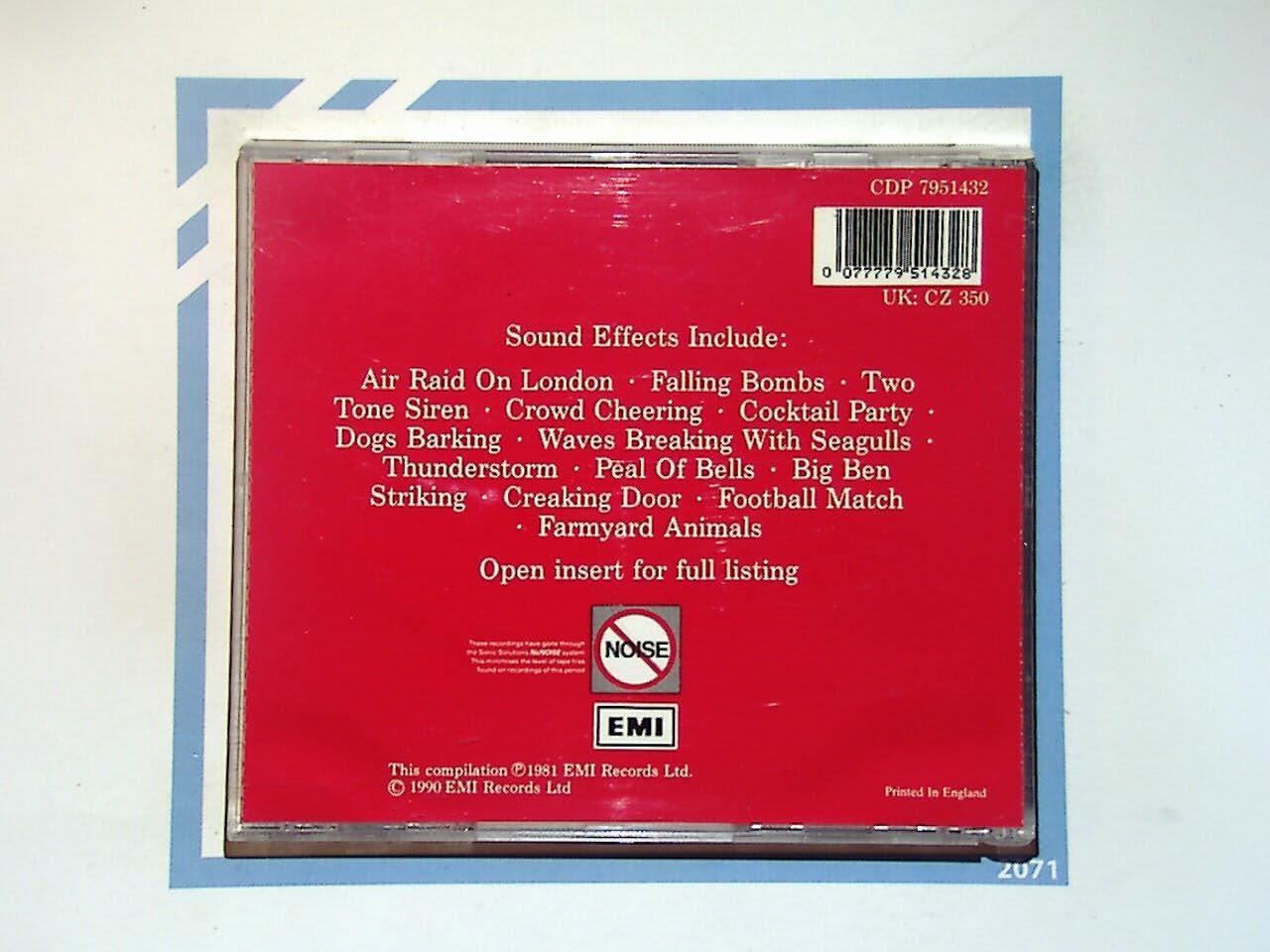 Spectacular Sound Effects Volume One1 CD Nr Mint