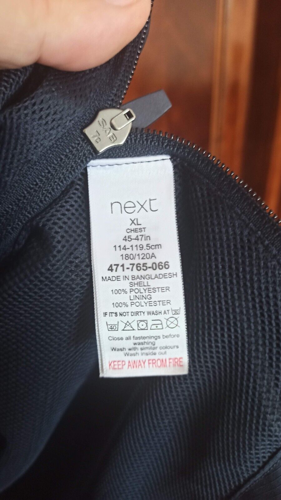 Next Elements XL Shell Jacket half & side zipped, Excellent condition