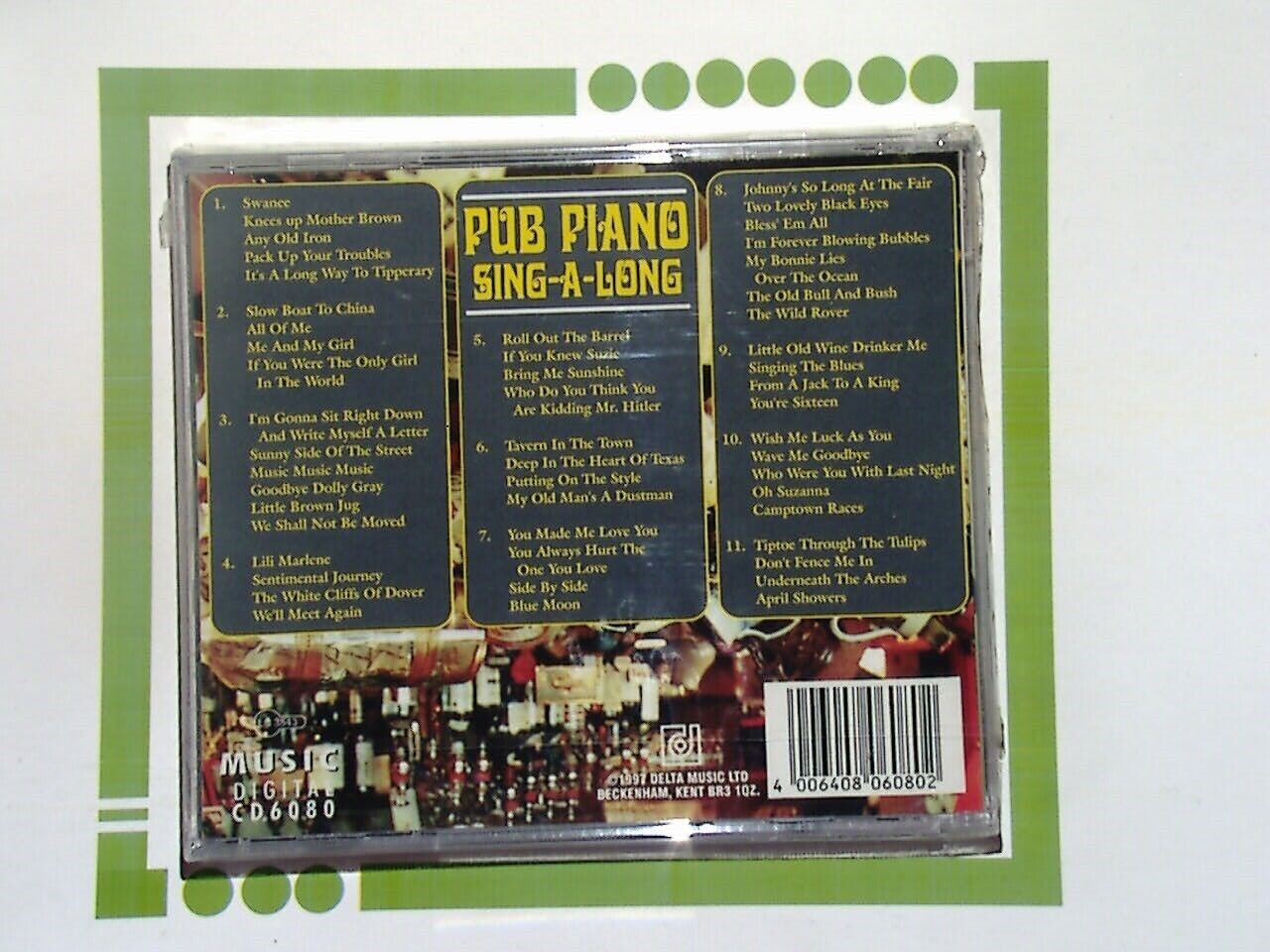 Pub Piano Sing-a-Long CD New & Factory Sealed