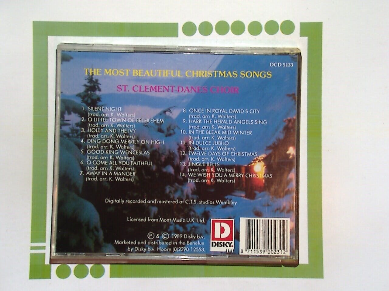 St Clemens Danes Choir	Traditional English Christmas Carols CD VGC