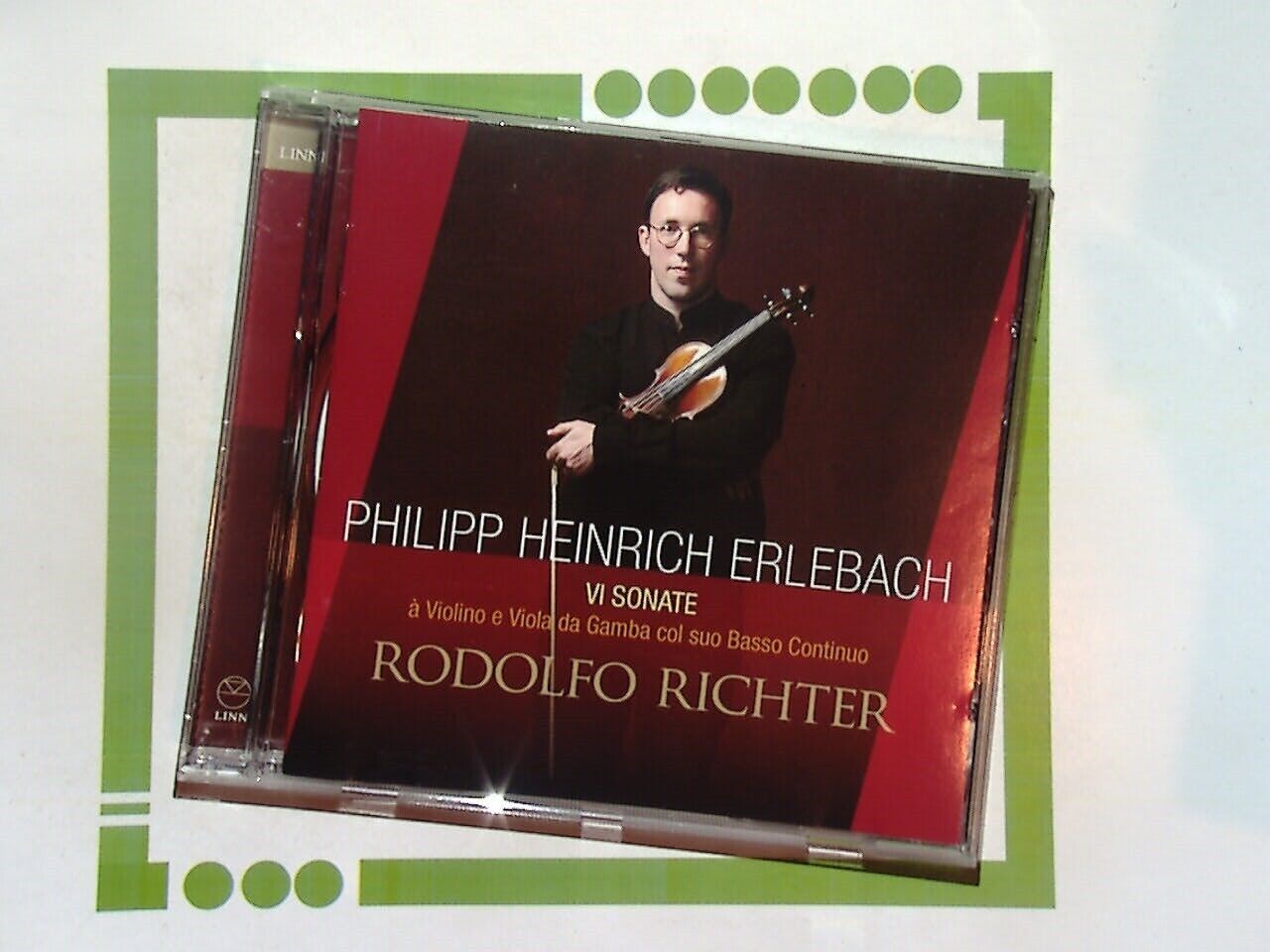 Rodolfo Richter Erlebach VI Sonate Sonate CD Nr Mint